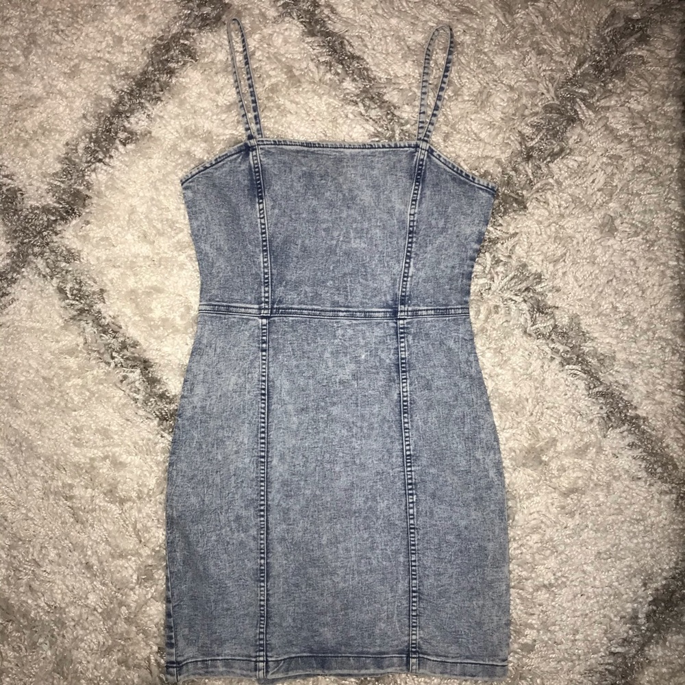 H&M Denim Bodycon Dress Size 6